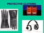 PROTECTIVE CLOTHING - slide 1