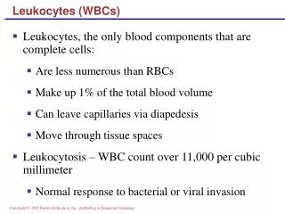 Leukocytes (WBCs)