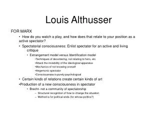 Louis Althusser