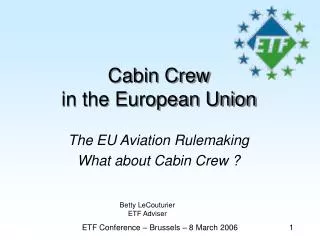 Cabin Crew in the European Union