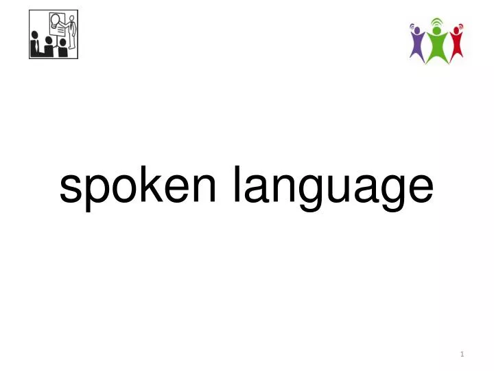 spoken language