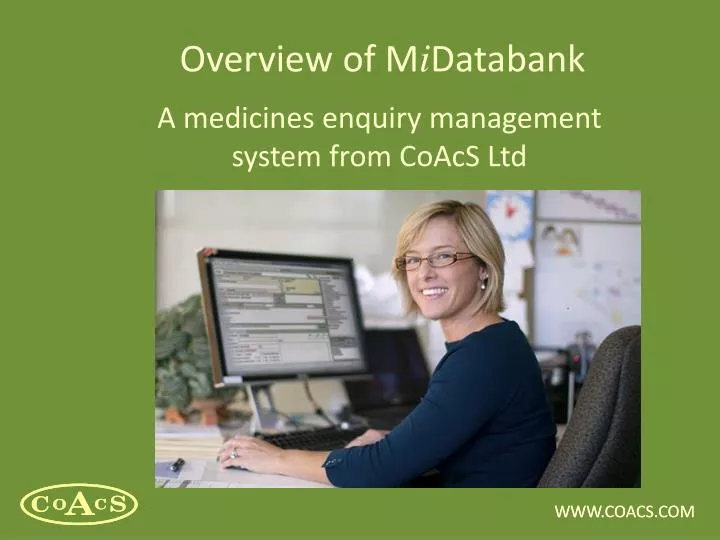 overview of m i databank