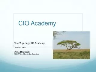 CIO Academy