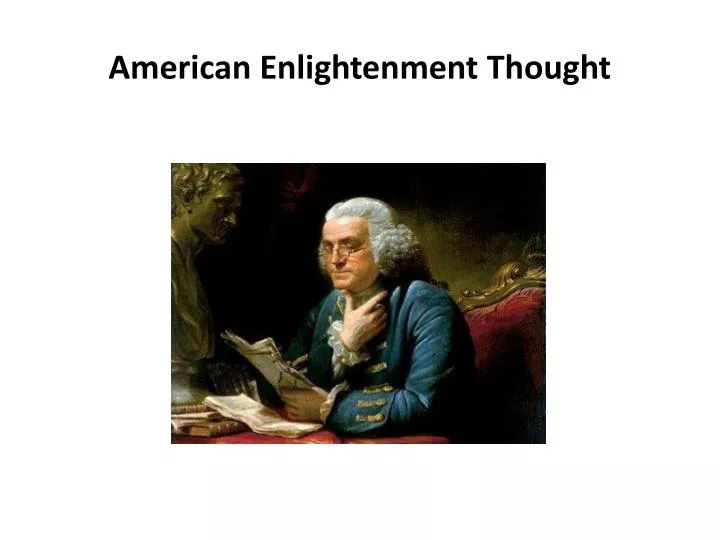american enlightenment thought