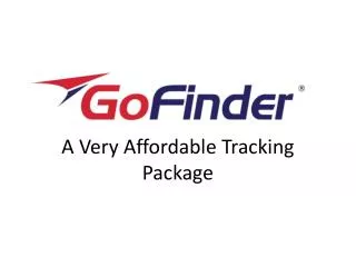 A Very Affordable Tracking Package