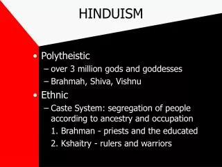 HINDUISM