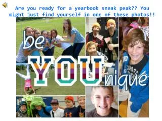 Are you ready for a yearbook sneak peak?? You might just find yourself in one of these photos!!