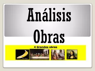 4 grandes obras