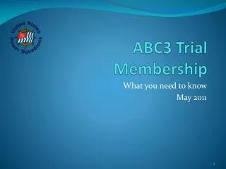 ABC3 Trial Membership