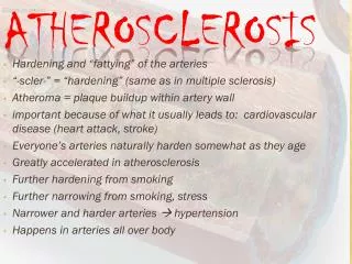 atherosclerosis