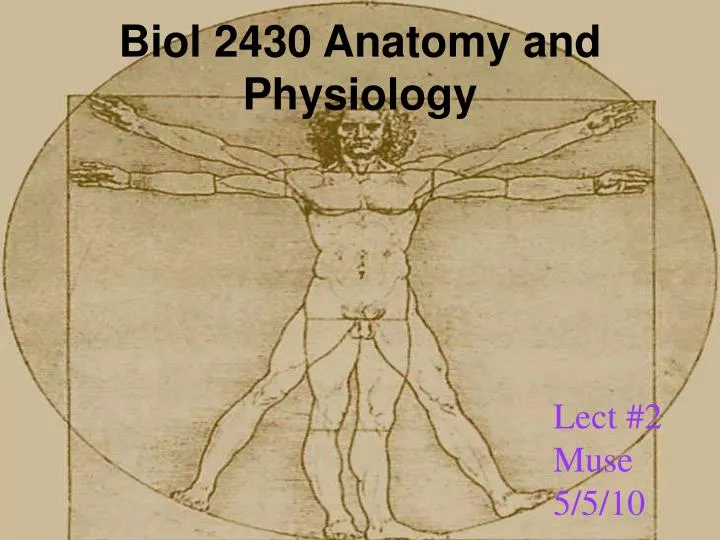 biol 2430 anatomy and physiology