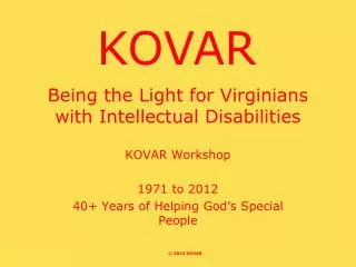 Being the Light for Virginians with Intellectual Disabilities