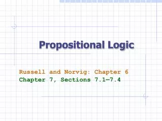 Propositional Logic