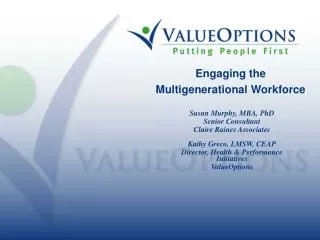 Engaging the Multigenerational Workforce