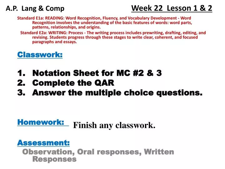 a p lang comp week 22 lesson 1 2