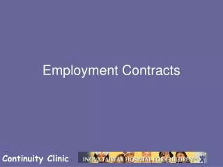 Employment Contracts