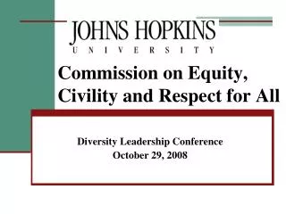 Commission on Equity, Civility and Respect for All