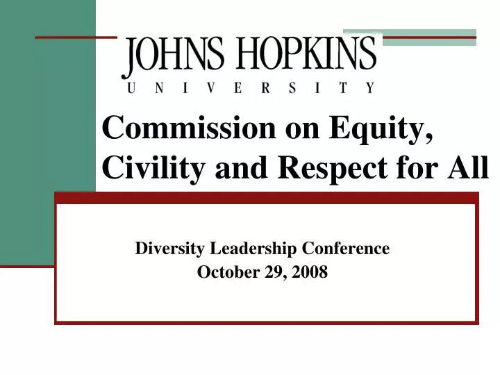 commission on equity civility and respect for all