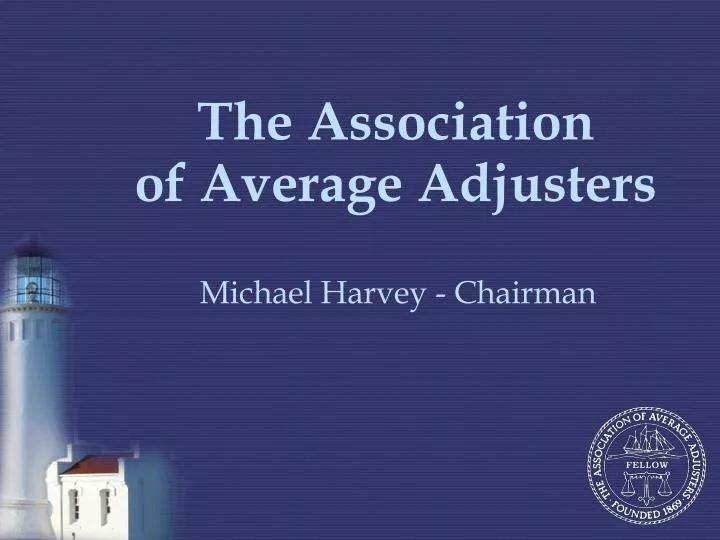 the association of average adjusters