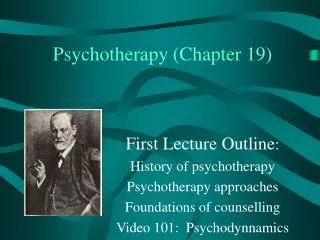 Psychotherapy (Chapter 19)