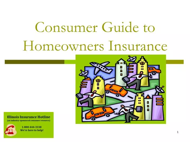 consumer guide to homeowners insurance
