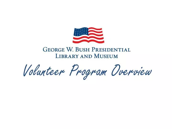volunteer program overview