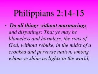 Philippians 2:14-15