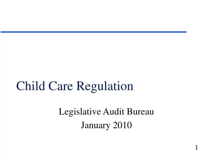 child care regulation