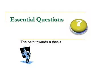 Essential Questions