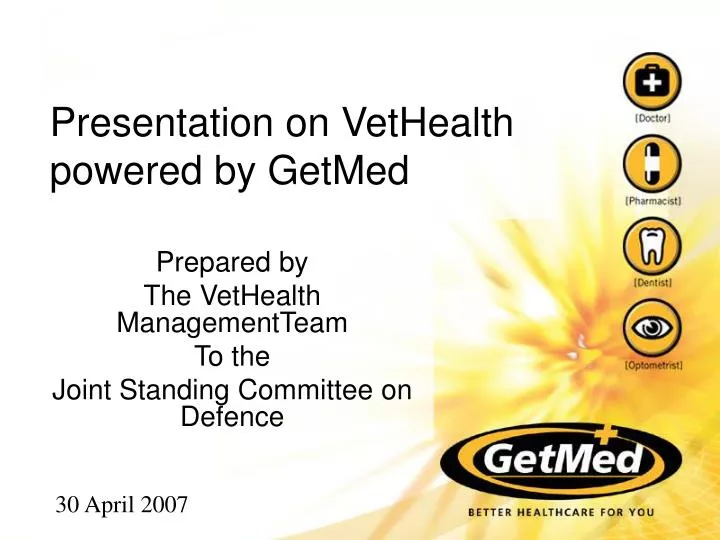 presentation on vethealth powered by getmed
