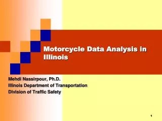 Motorcycle Data Analysis in Illinois