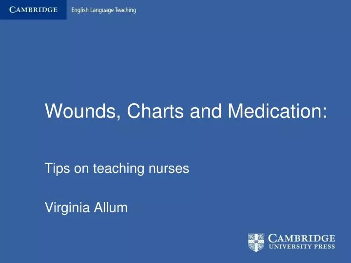 wounds charts and medication