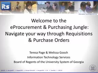 Welcome to the eProcurement &amp; Purchasing Jungle: Navigate your way through Requisitions &amp; Purchase Orders