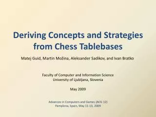 Deriving Concepts and Strategies from Chess Tablebases