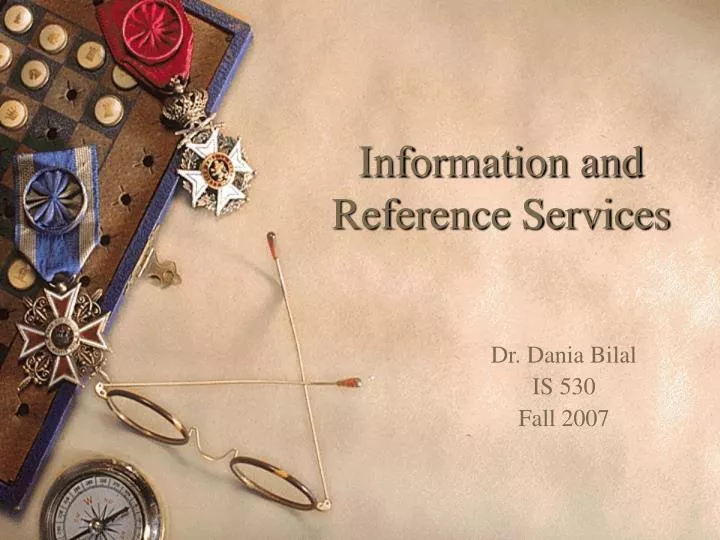 information and reference services