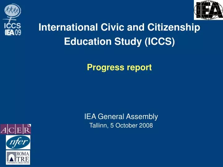 international civic and citizenship education study iccs progress report
