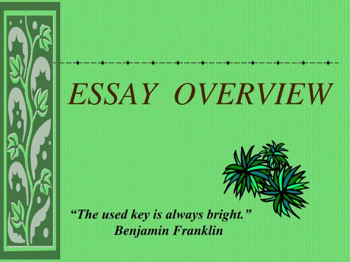 essay overview