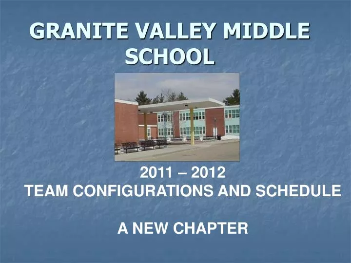 granite valley middle school