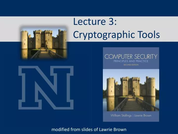 lecture 3 cryptographic tools