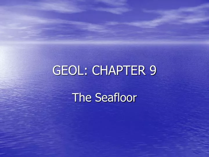 geol chapter 9