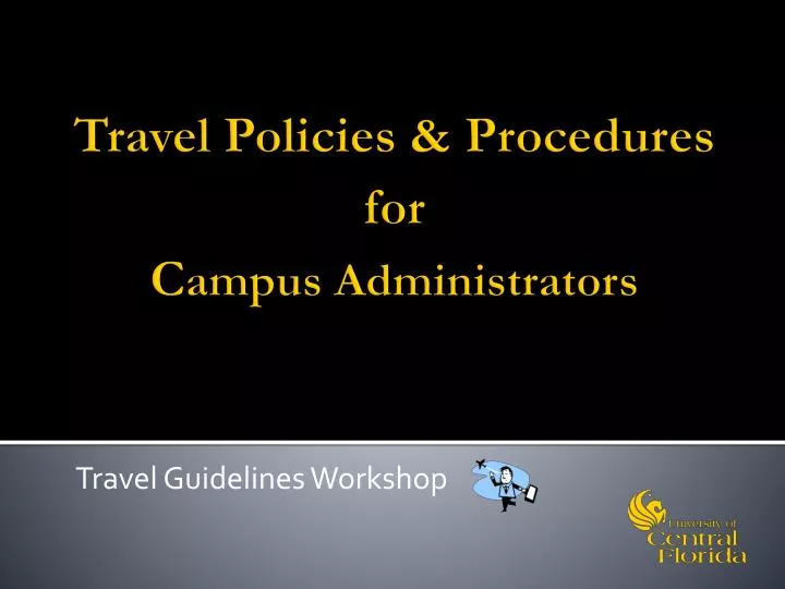 travel guidelines workshop