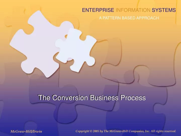 the conversion business process