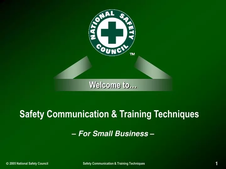 safety communication training techniques