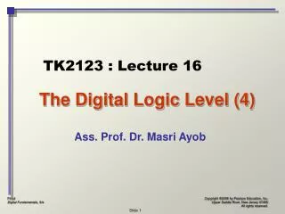 The Digital Logic Level (4)