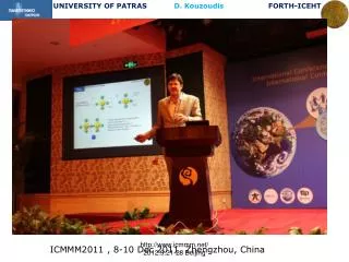 ICMMM2011 , 8-10 Dec 2011, Zhengzhou, China