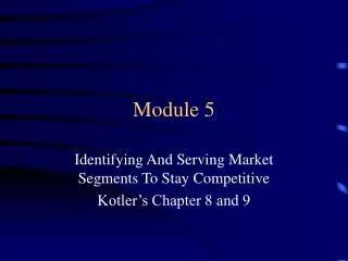 Module 5