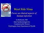 West Nile Virus - slide 1