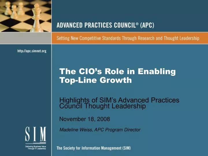 the cio s role in enabling top line growth