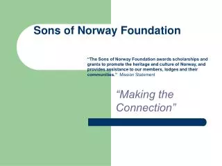 Sons of Norway Foundation