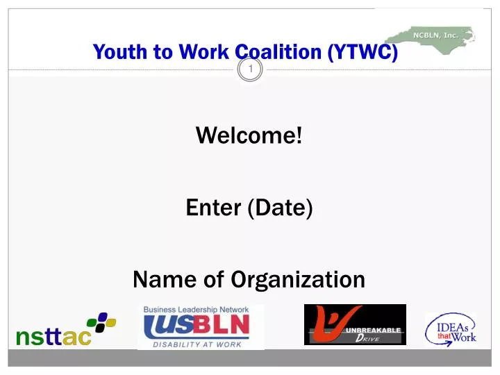 youth to work coalition ytwc